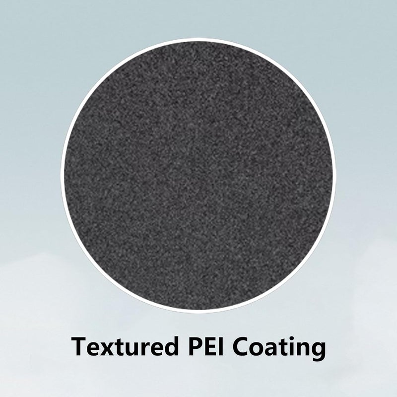 Sifrothy Store 3D Printer Black Textured PEI Smooth PEI Build Plate for Bambu Lab X1 X1C X1E P1P P1S A1, Bambu lab A1 Build Plate Flexible Removable Spring Steel Sheet for Bambu Lab P1S Build Plate - Image 3